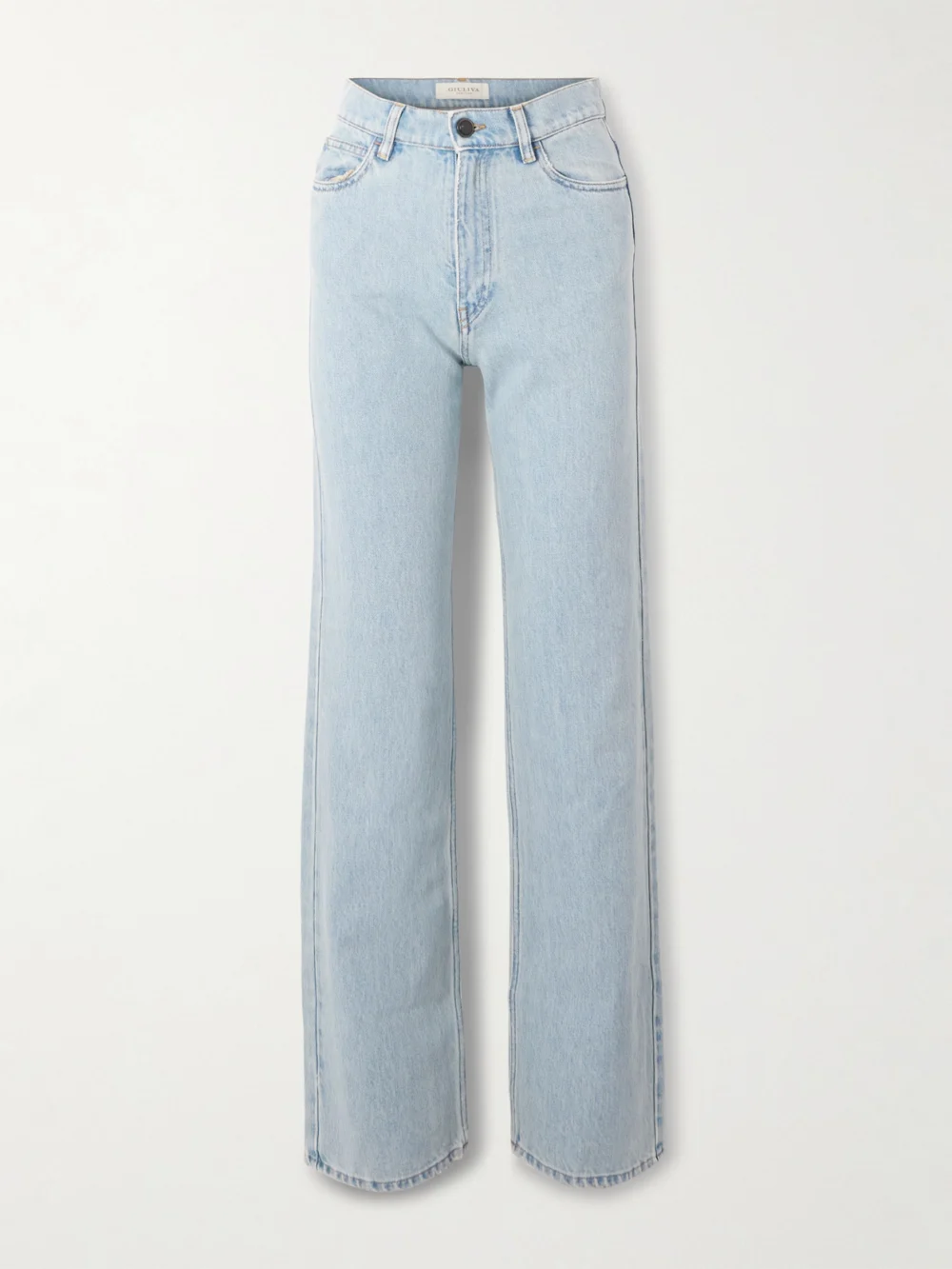 Giuliva Heritage Dana Mid-rise Wide-leg Jeans in blue