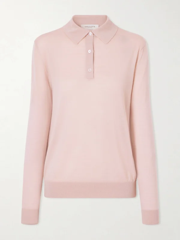 Giuliva Heritage Rebecca Cashmere Polo Shirt