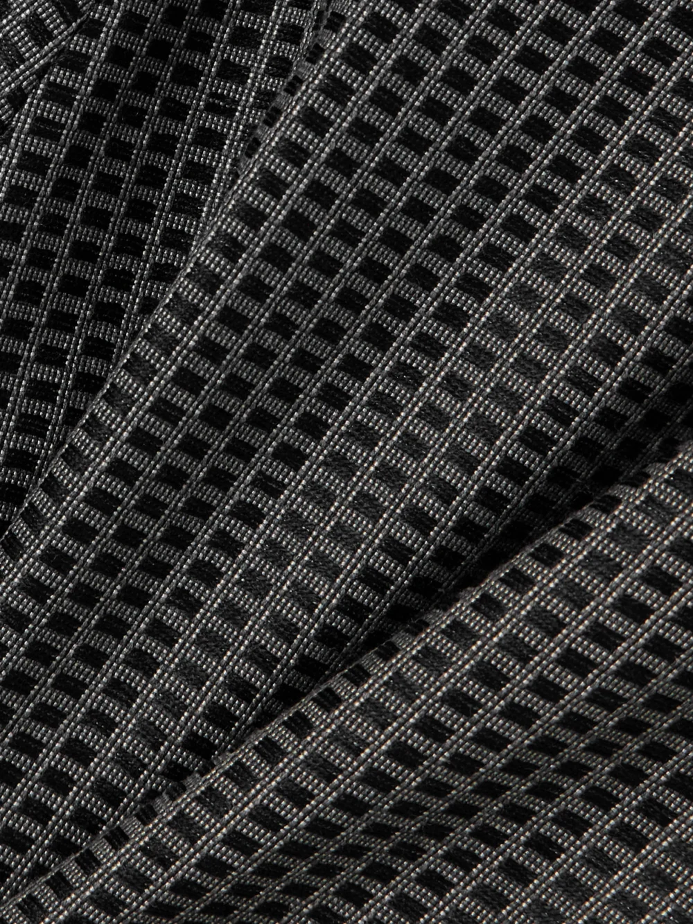 Close-up detail of the Giuliva Heritage The Other Wool and Silk-blend Jacquard Tapered Pants