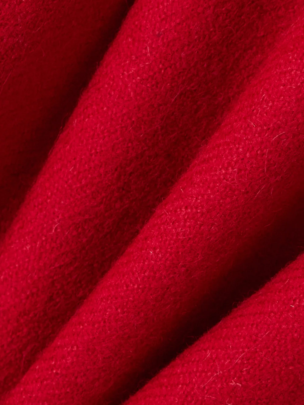 Close-up detail of the Giuliva Heritage The Paola Wool and Mohair-blend Wide-leg Pants