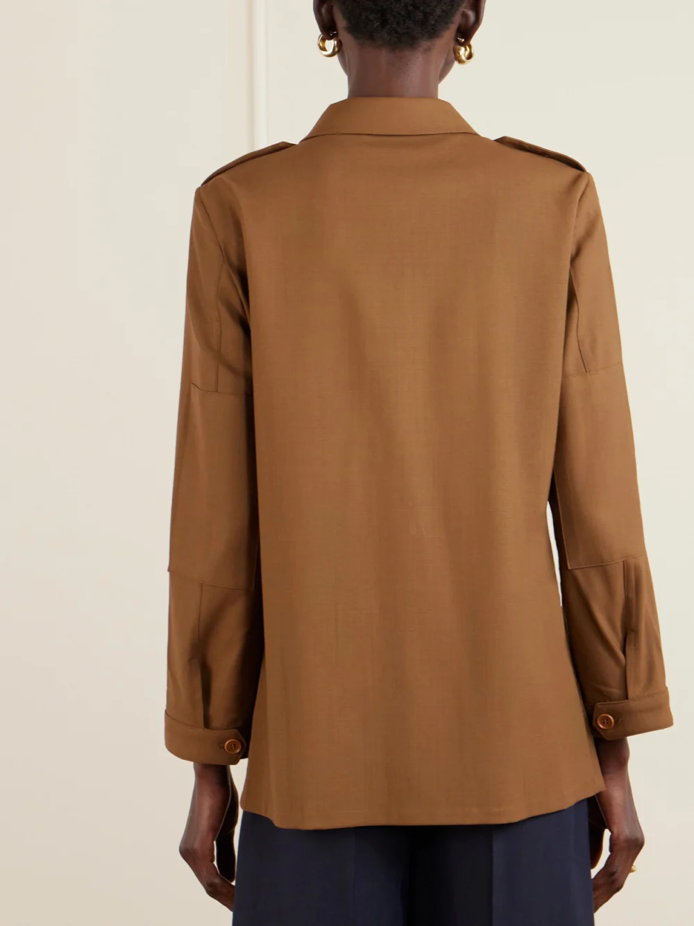 Back view of the Giuliva Heritage Wool Jacket