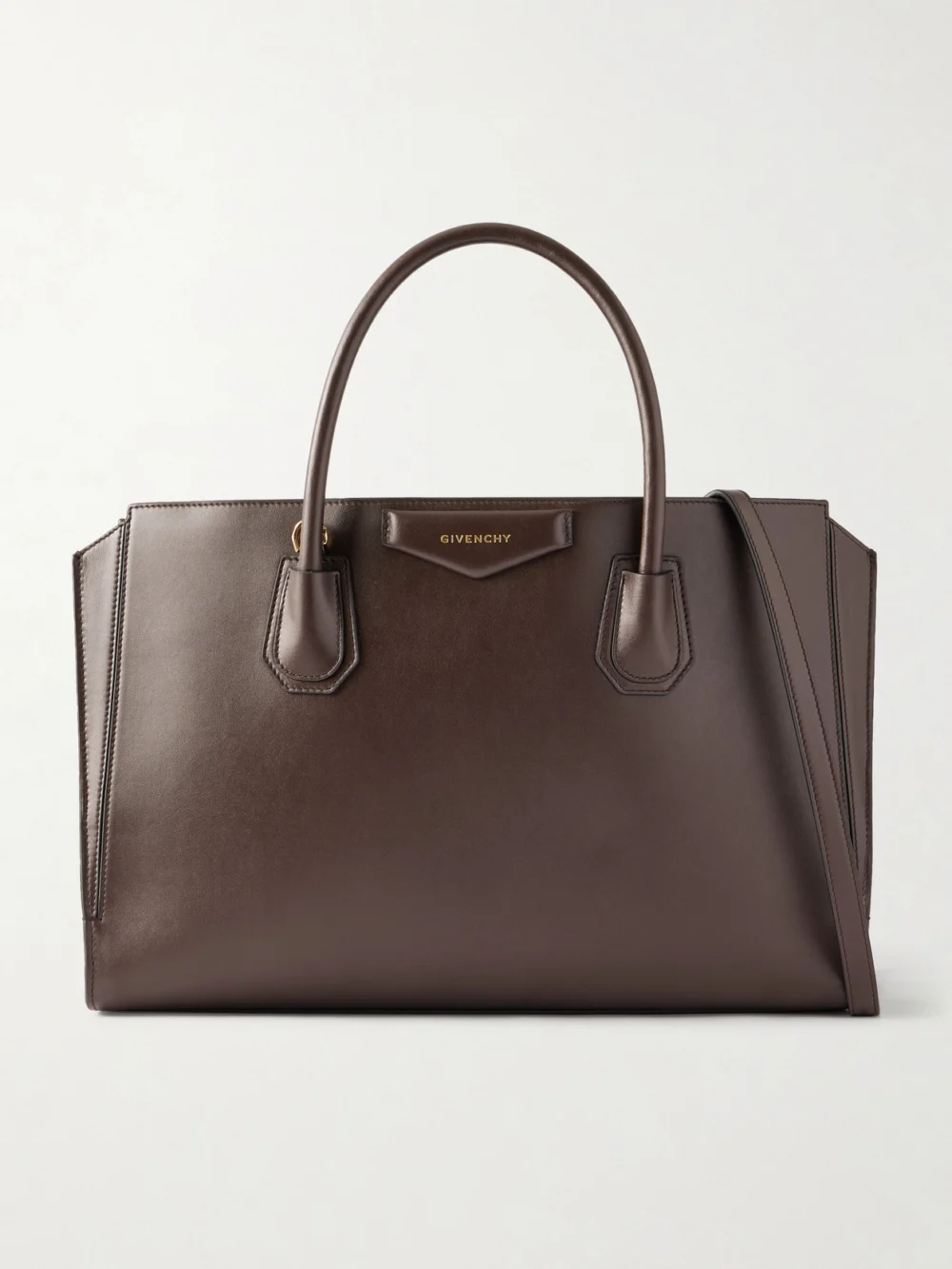Givenchy Antigona Catchall Medium Leather Shoulder Bag in brown