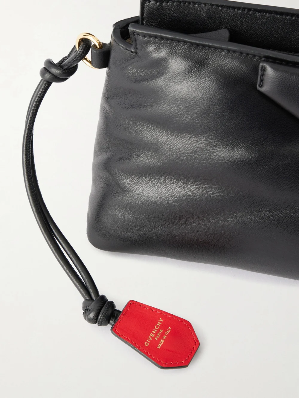 Close-up detail of the Givenchy Antigona Leather Clutch