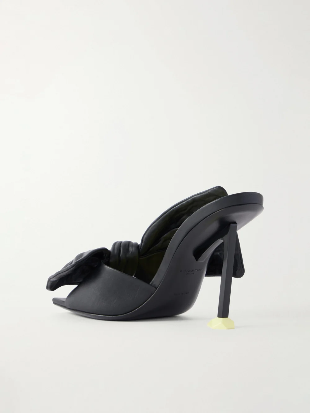 Back view of the Givenchy Bow-detailed Leather Sandals