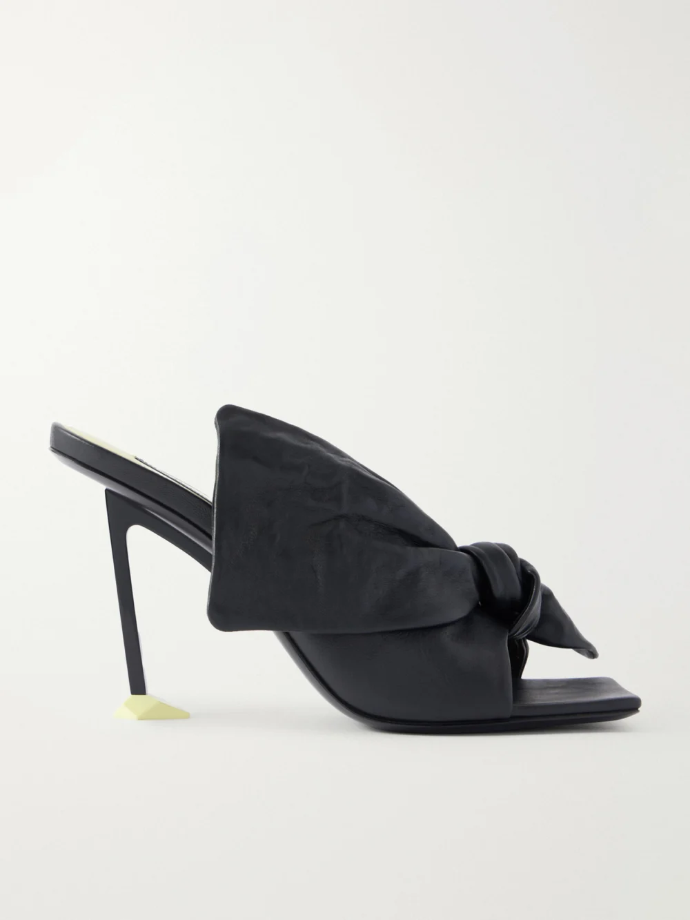 Givenchy Bow-detailed Leather Sandals in black