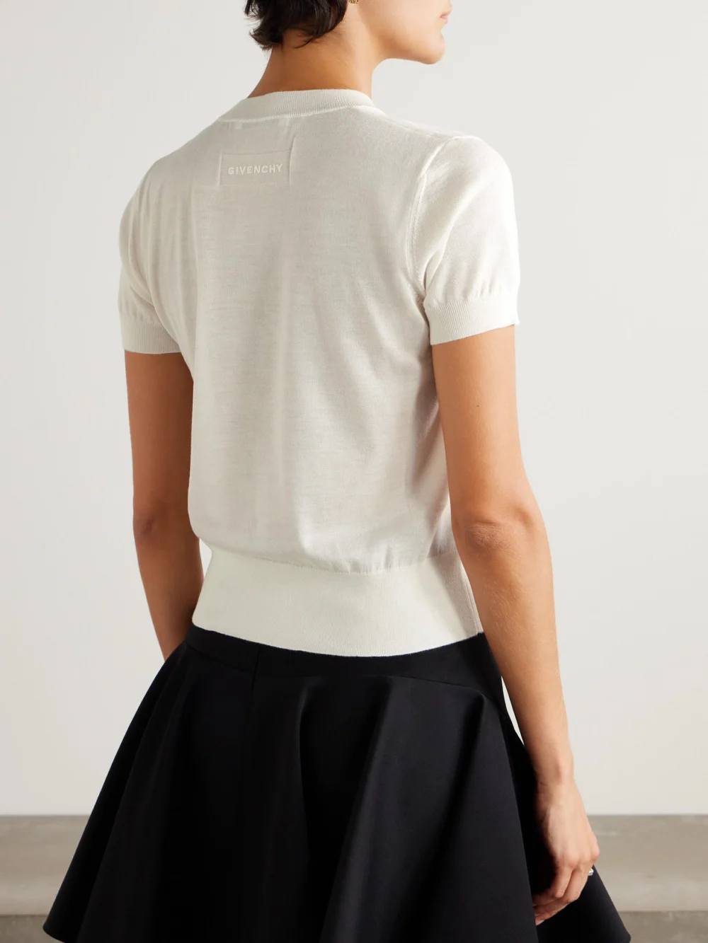 Back view of the Givenchy Cashmere Sweater