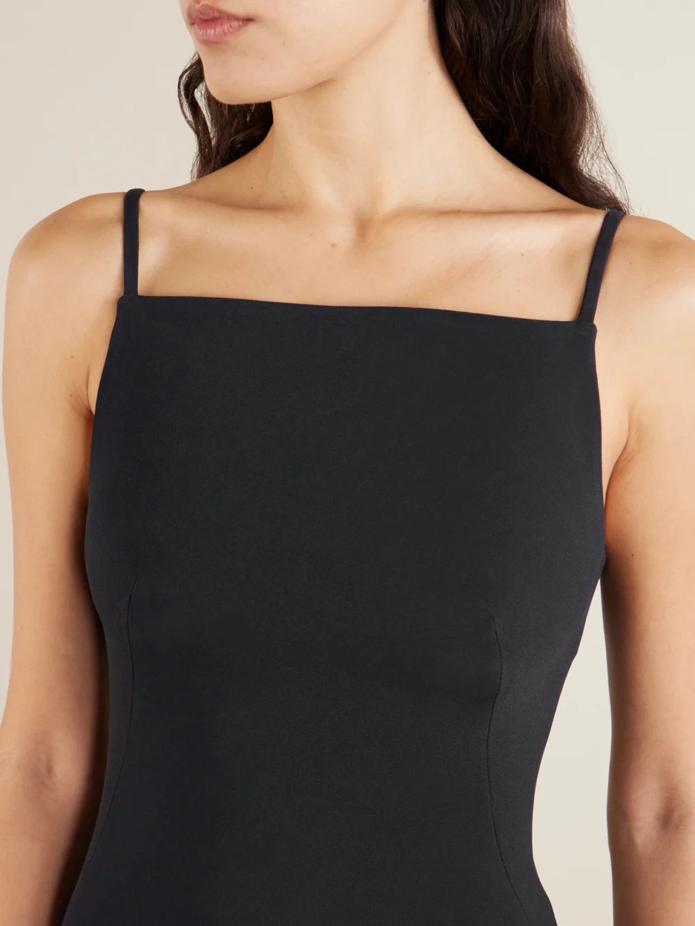 Close-up detail of the Givenchy Crepe Midi Dress
