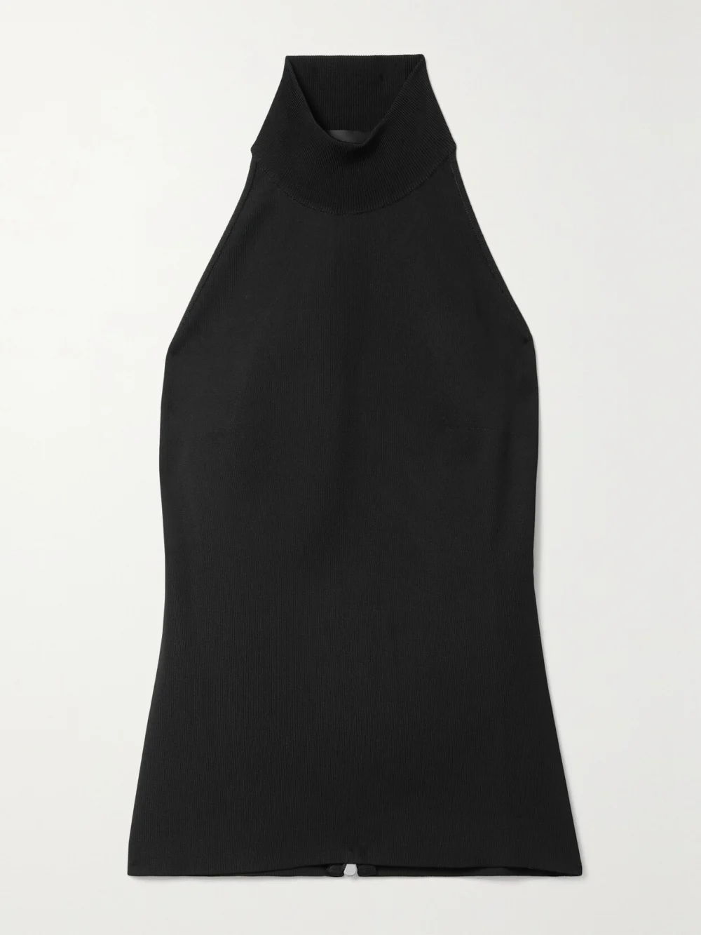Givenchy Cutout Knitted Turtleneck Top in black