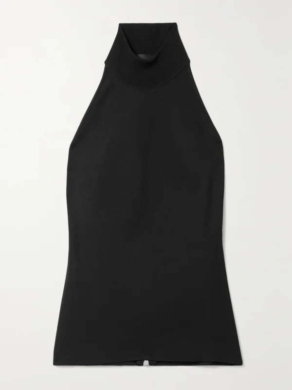 Givenchy Cutout Knitted Turtleneck Top