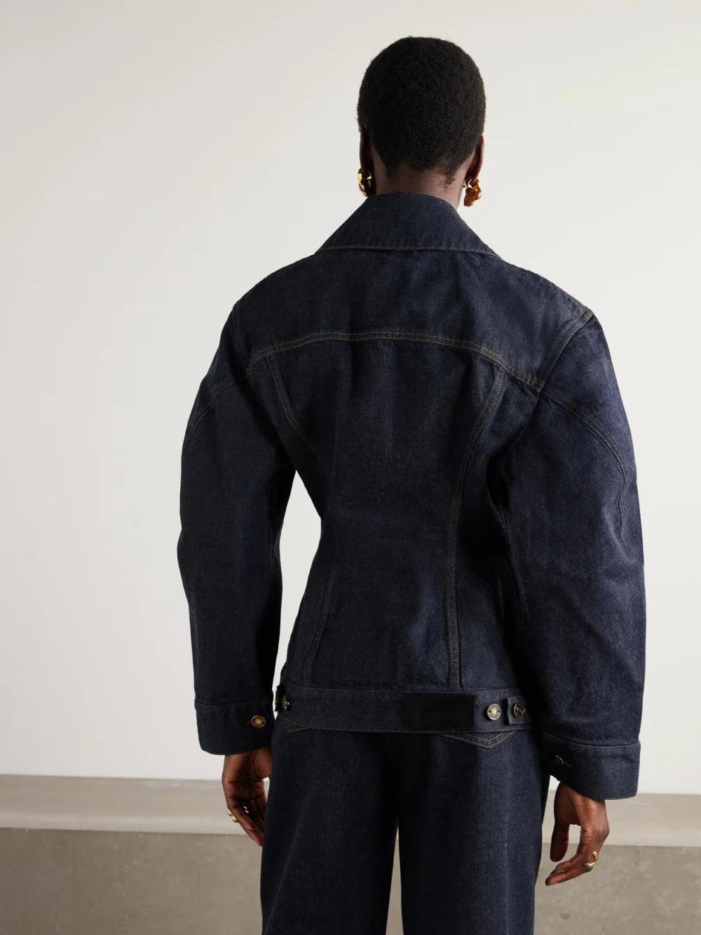 Back view of the Givenchy Denim Jacket