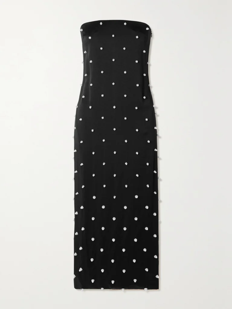 Givenchy Embellished Crepe Midi Dress