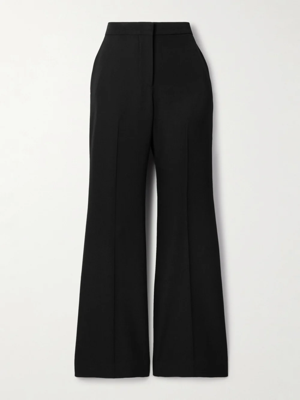 Givenchy Grain De Poudre Wool Flared Pants in black