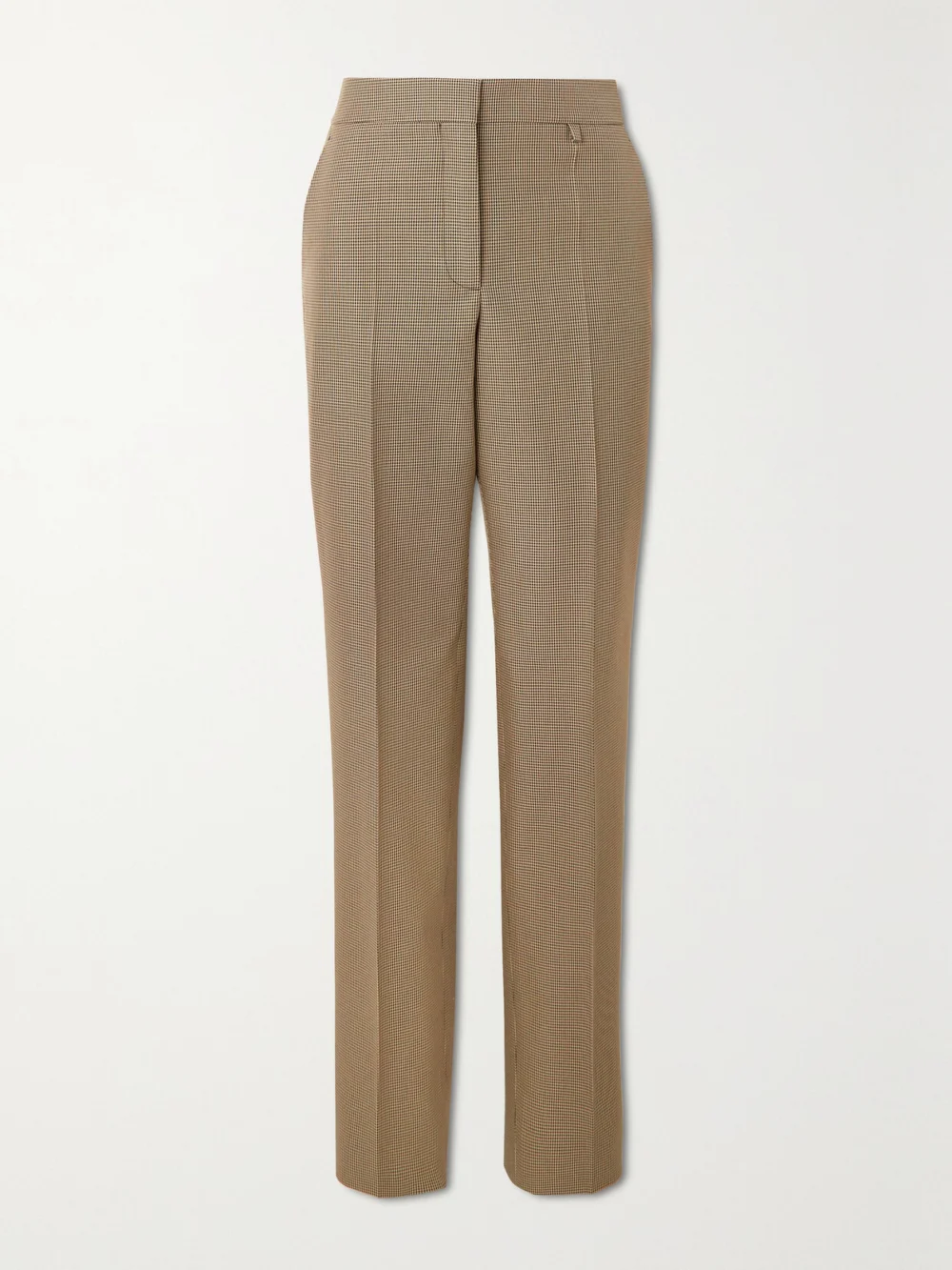 Givenchy Houndstooth Twill Tapered Pants in brown