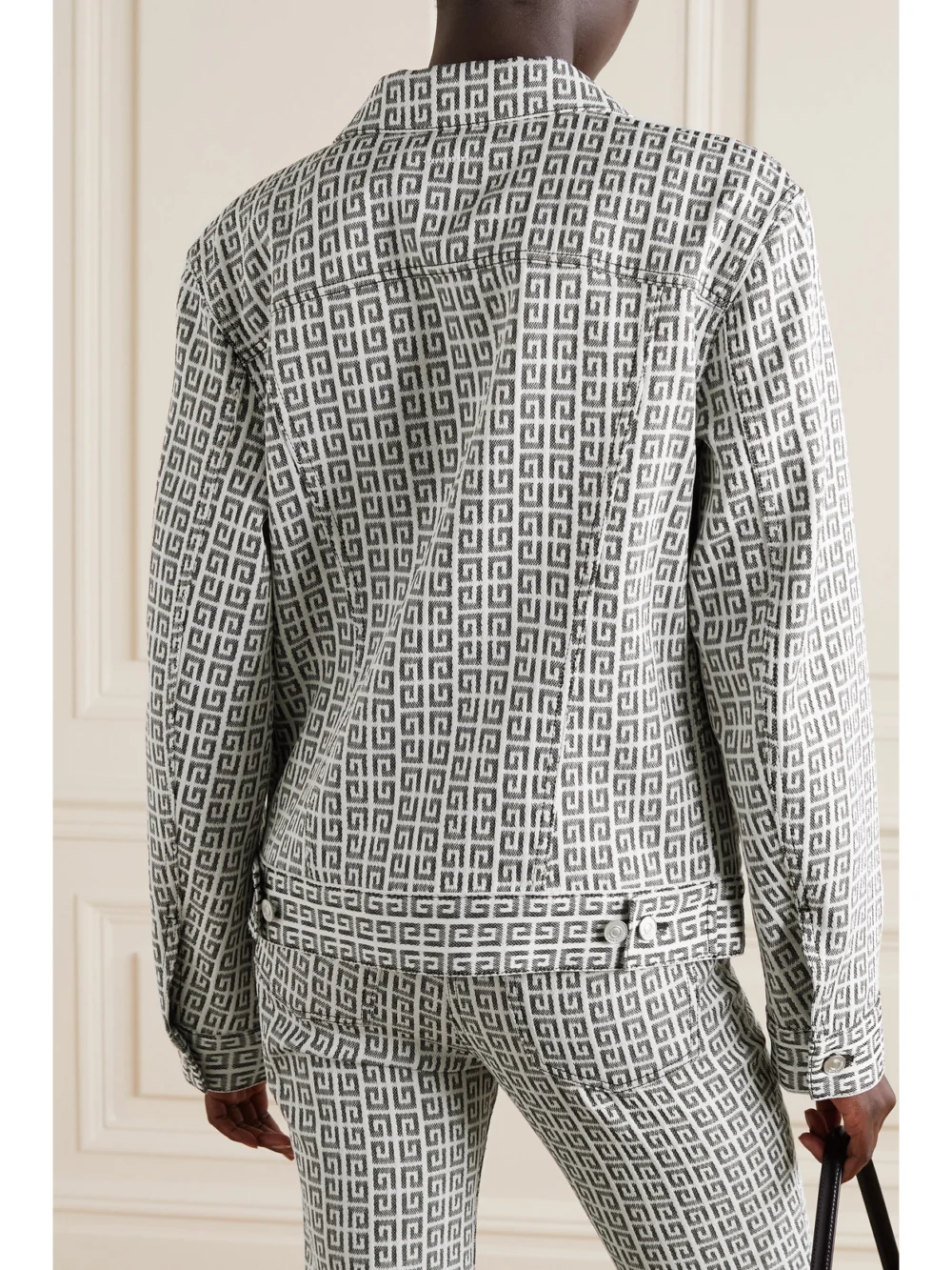 Back view of the Givenchy Jacquard Jacket