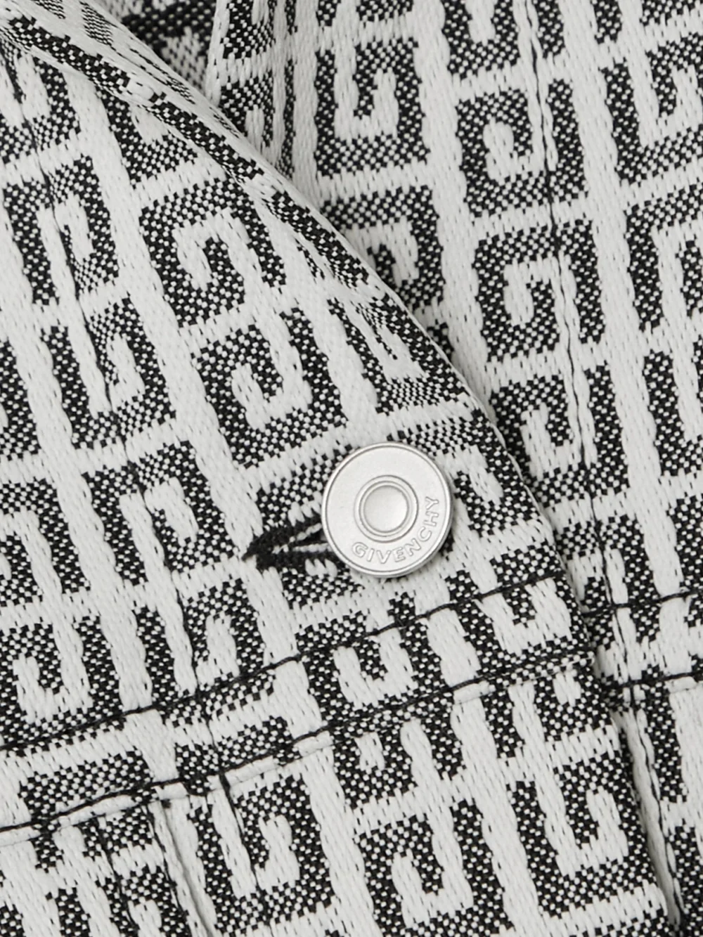 Close-up detail of the Givenchy Jacquard Jacket