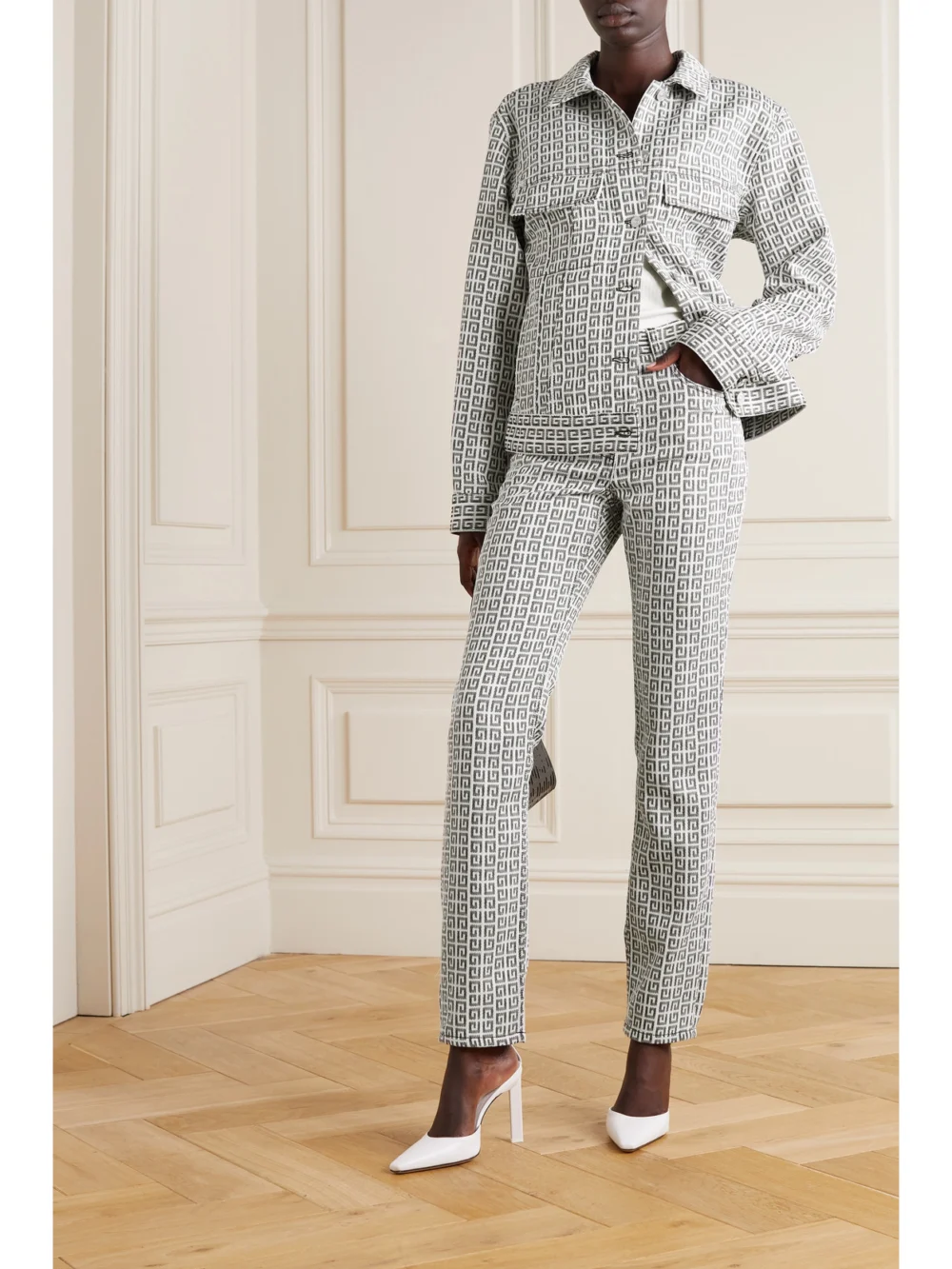 Givenchy Jacquard Jacket, worn by a model