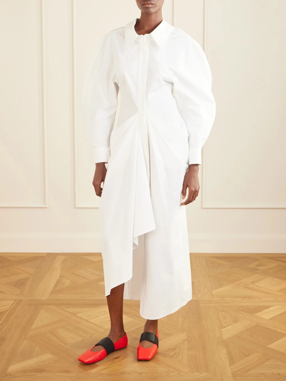 Givenchy Leather Ballerina Flats, styled view