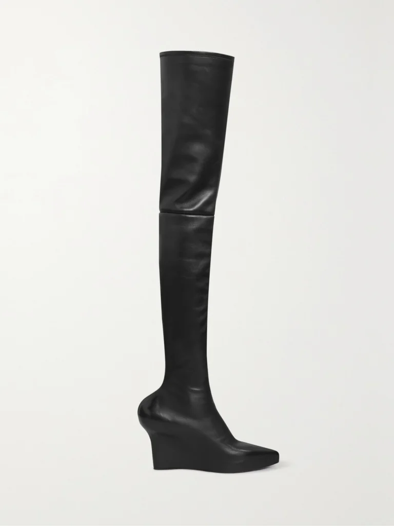 Givenchy Leather Over-the-knee Wedge Boots