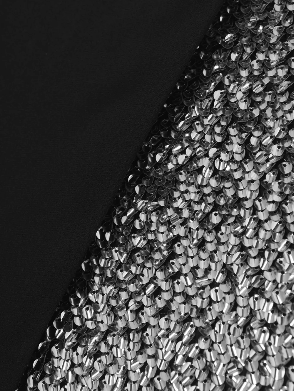 Close-up detail of the Givenchy Open-back Sequin-embellished Crepe Gown