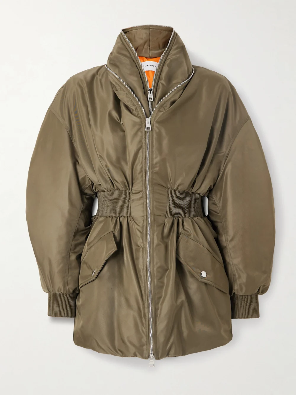Givenchy Padded Shell Jacket in army green