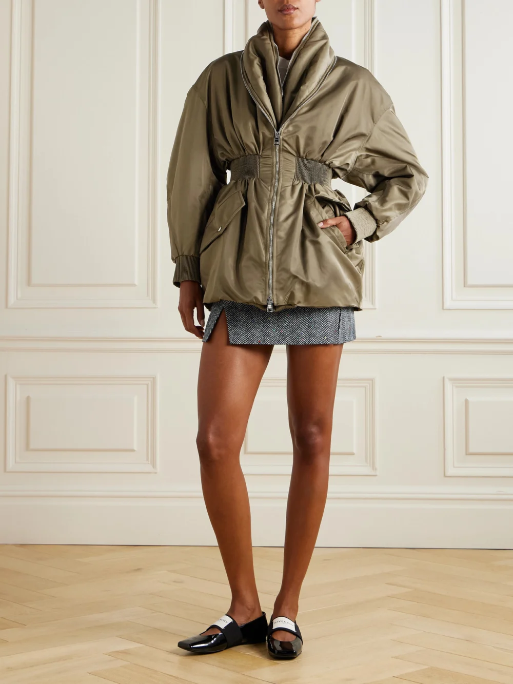 Givenchy Padded Shell Jacket, worn by a model