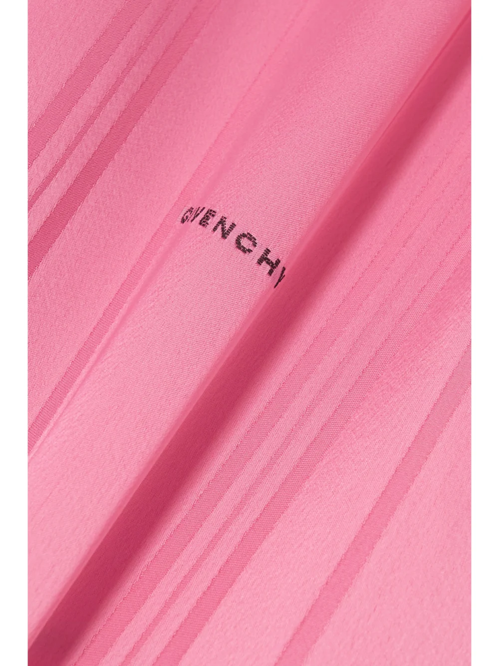 Close-up detail of the Givenchy Pussy-bow Satin-jacquard Blouse