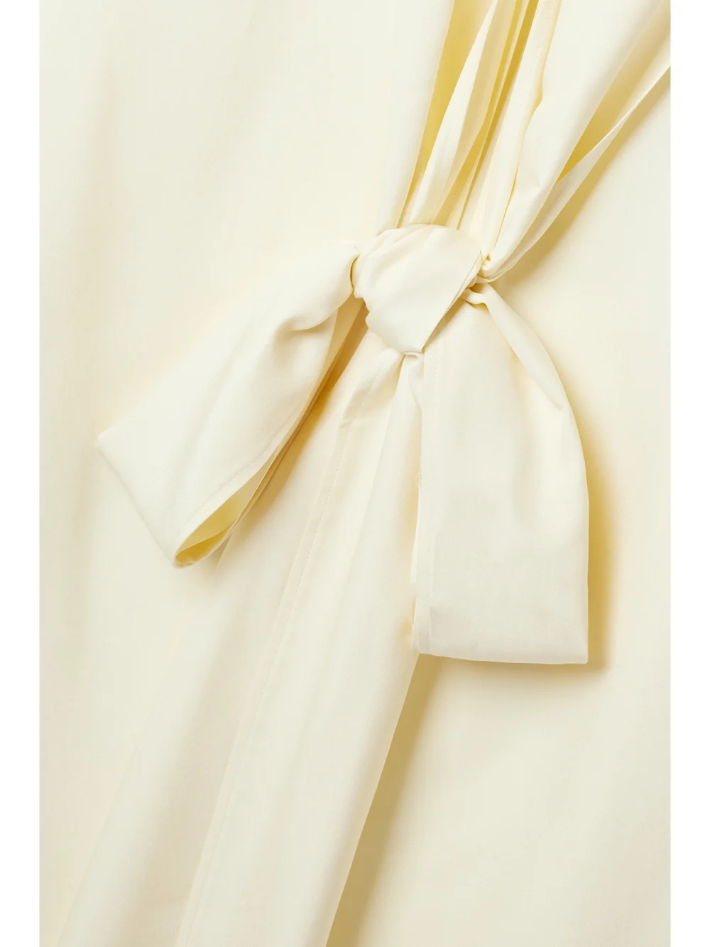 Close-up detail of the Givenchy Pussy-bow Silk Blouse
