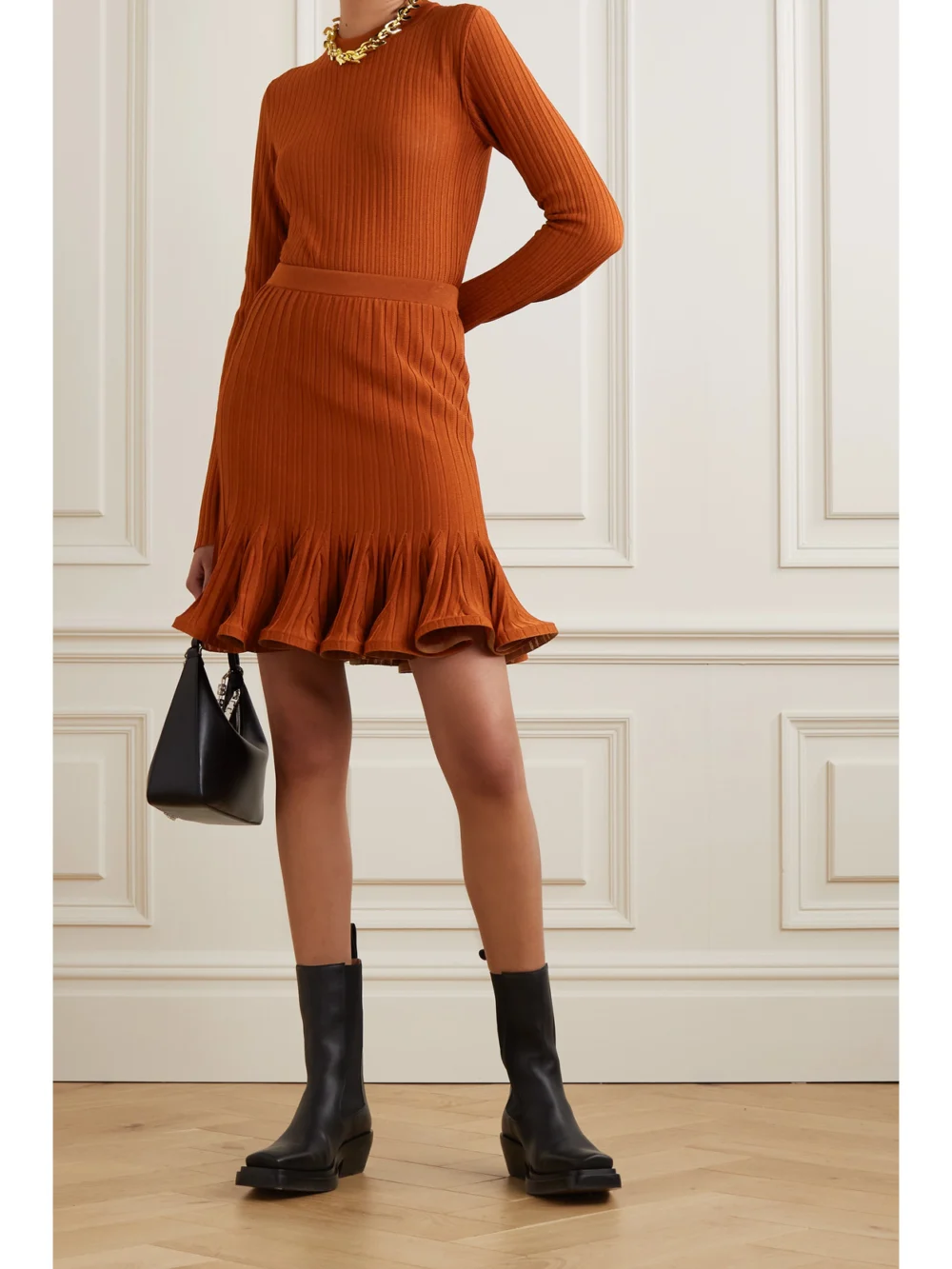 Givenchy Ribbed-knit Sweater, worn by a model