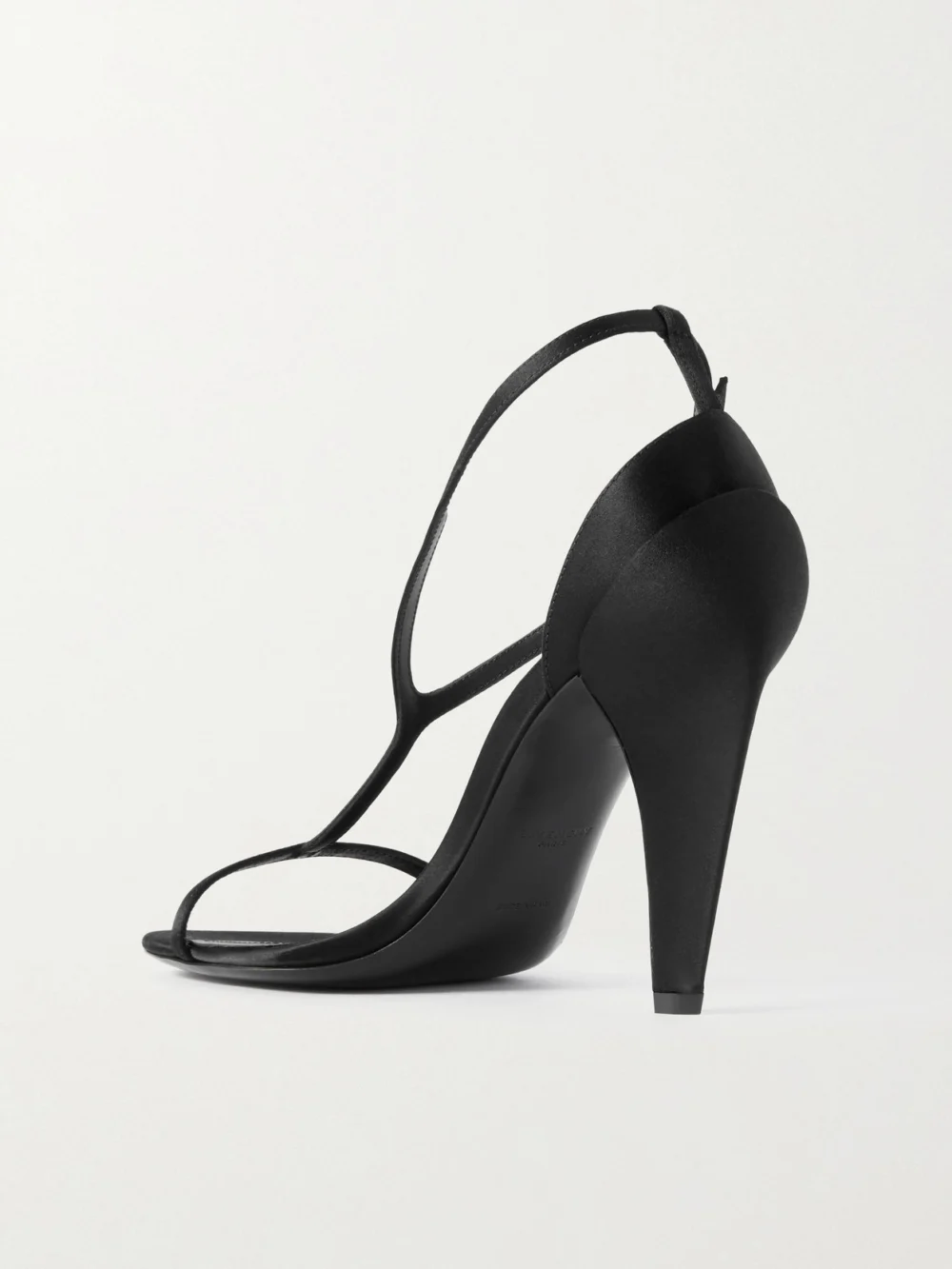 Back view of the Givenchy Satin Sandals