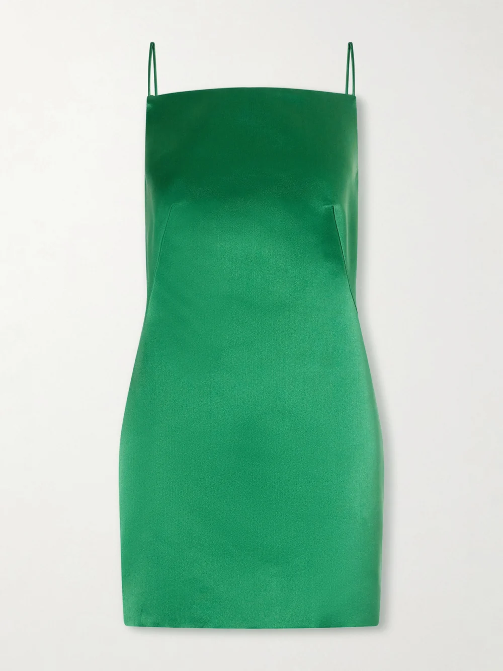 Givenchy Silk-satin Mini Dress in bright green
