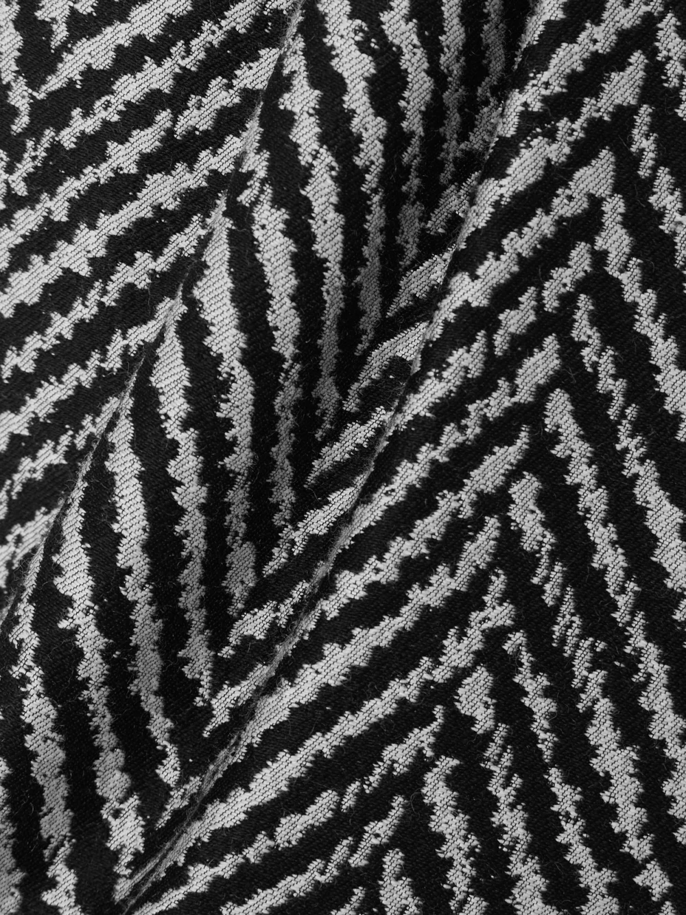 Close-up detail of the Givenchy Striped Wool-blend Tapered Pants