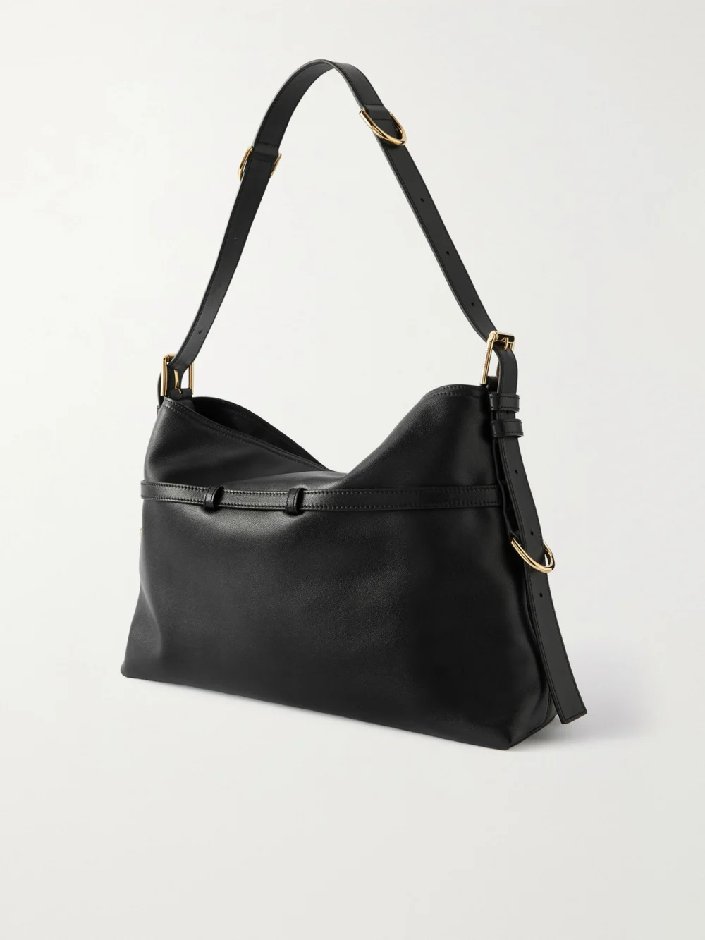 Back view of the Givenchy Voyou Medium Leather Shoulder Bag