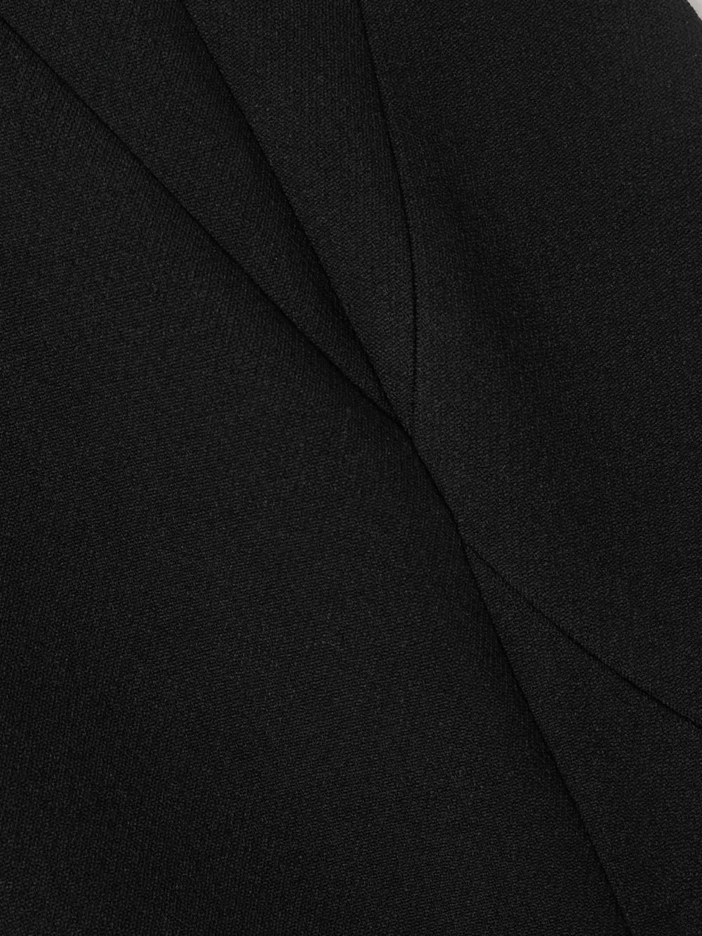Close-up detail of the Givenchy Wool-blend Crepe Midi Skirt