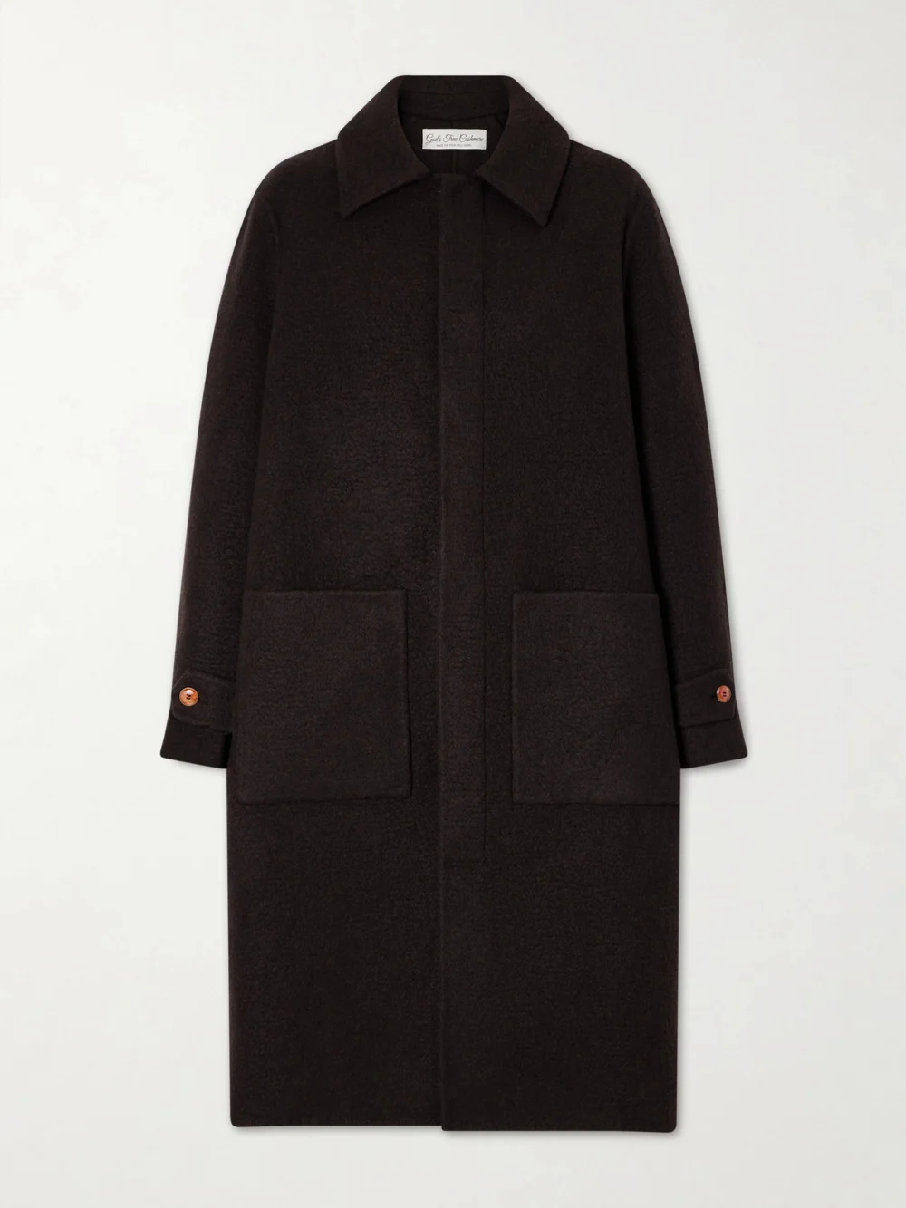 God’s True Cashmere Angel Cashmere and Wool-blend Coat in brown