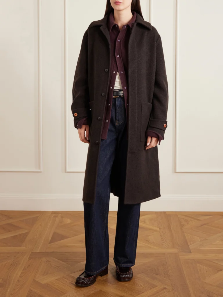 God’s True Cashmere Angel Cashmere and Wool-blend Coat