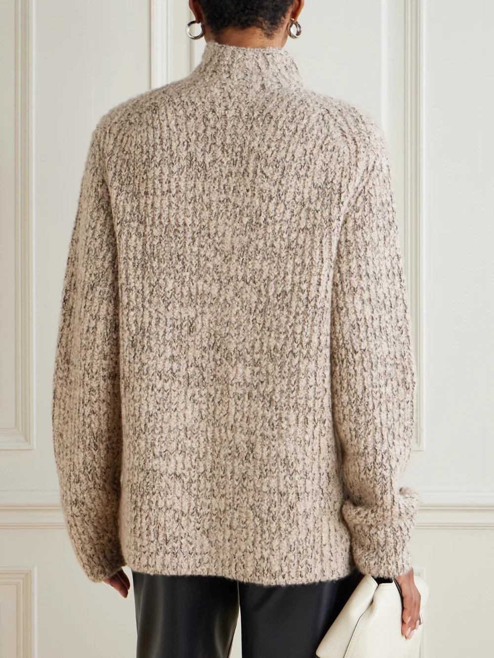 Back view of the God’s True Cashmere Cashmere Cardigan