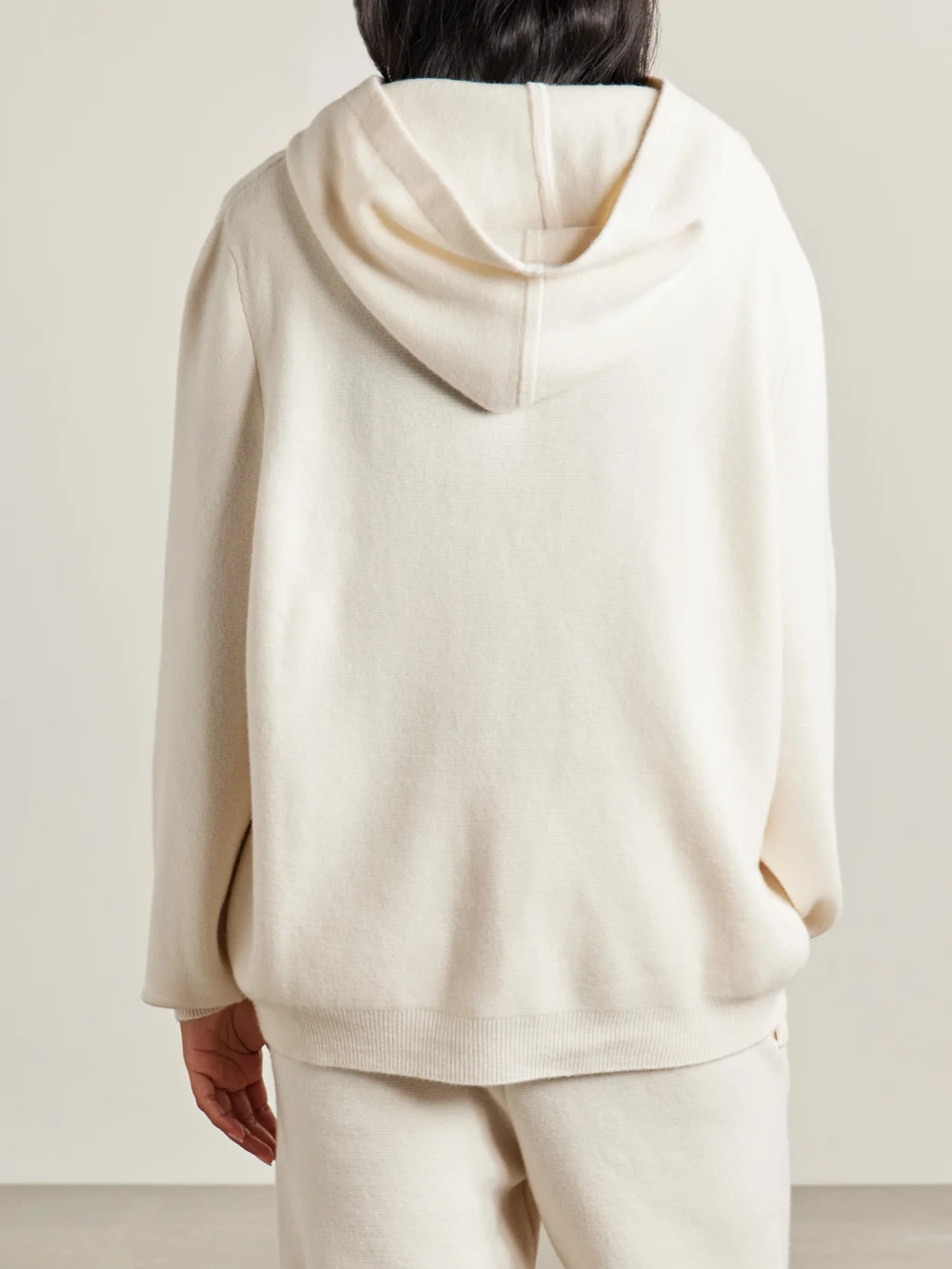 Back view of the God’s True Cashmere Cashmere Hoodie