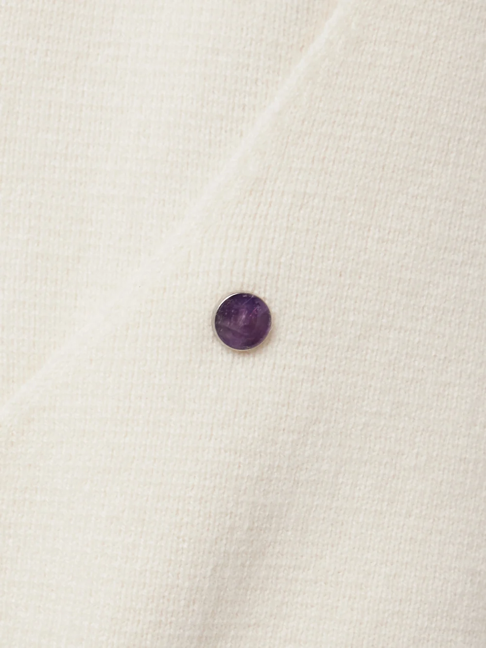 Close-up detail of the God’s True Cashmere Cashmere Hoodie