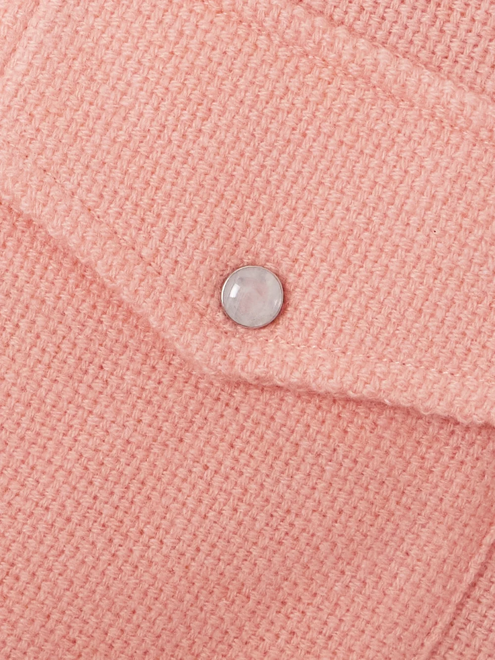 Close-up detail of the God’s True Cashmere Cashmere Shirt