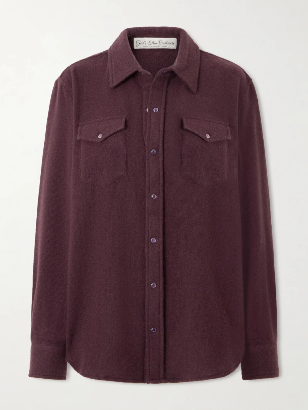 God’s True Cashmere Cashmere Shirt in brown