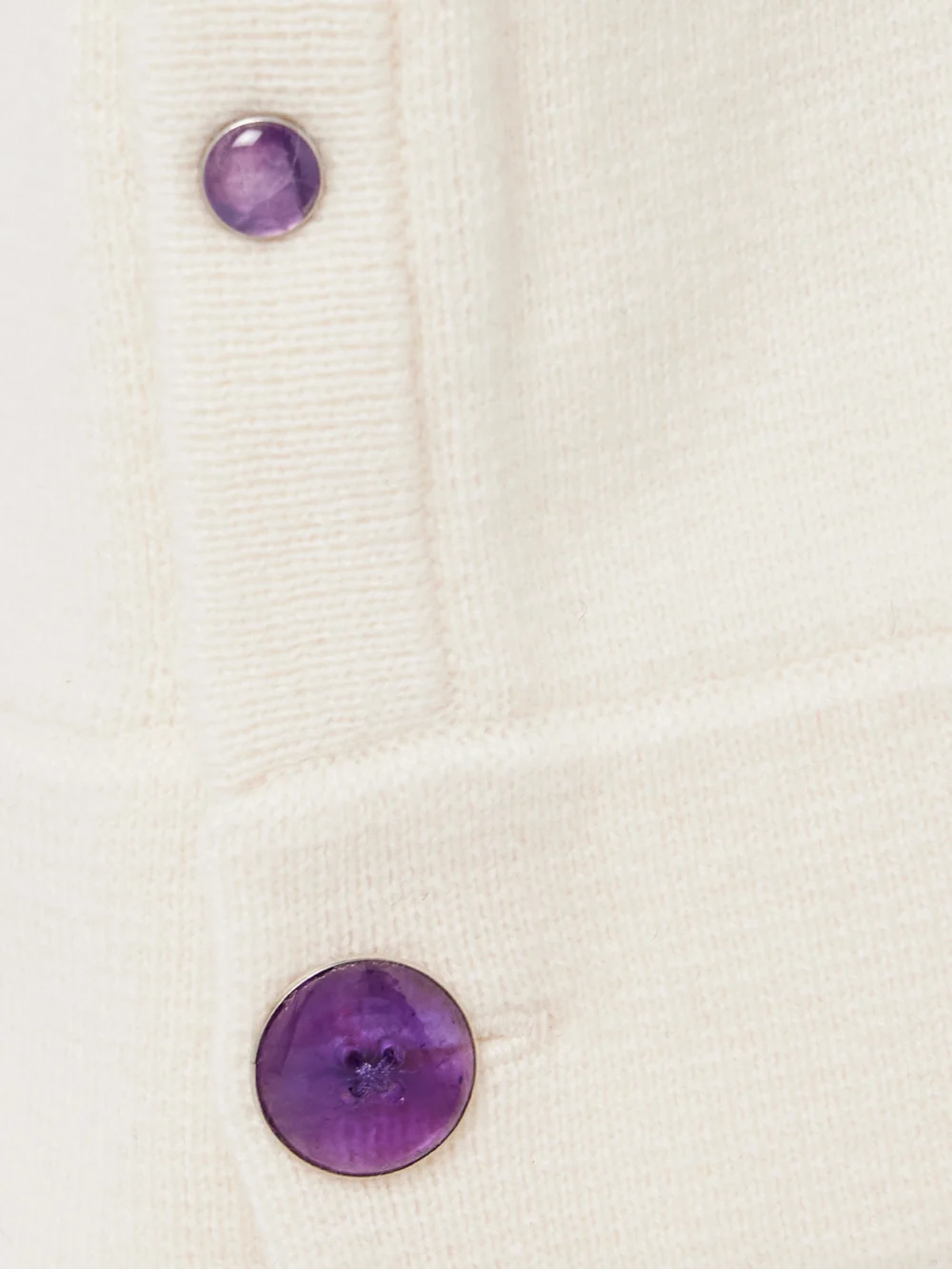 Close-up detail of the God’s True Cashmere Cashmere Track Pants