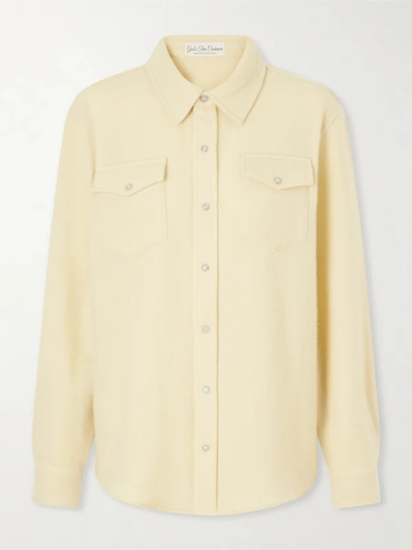 God’s True Cashmere Daffodil Cashmere Shirt