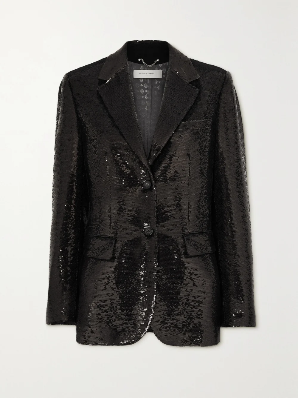 Golden Goose Sequined Crepe Blazer in brown