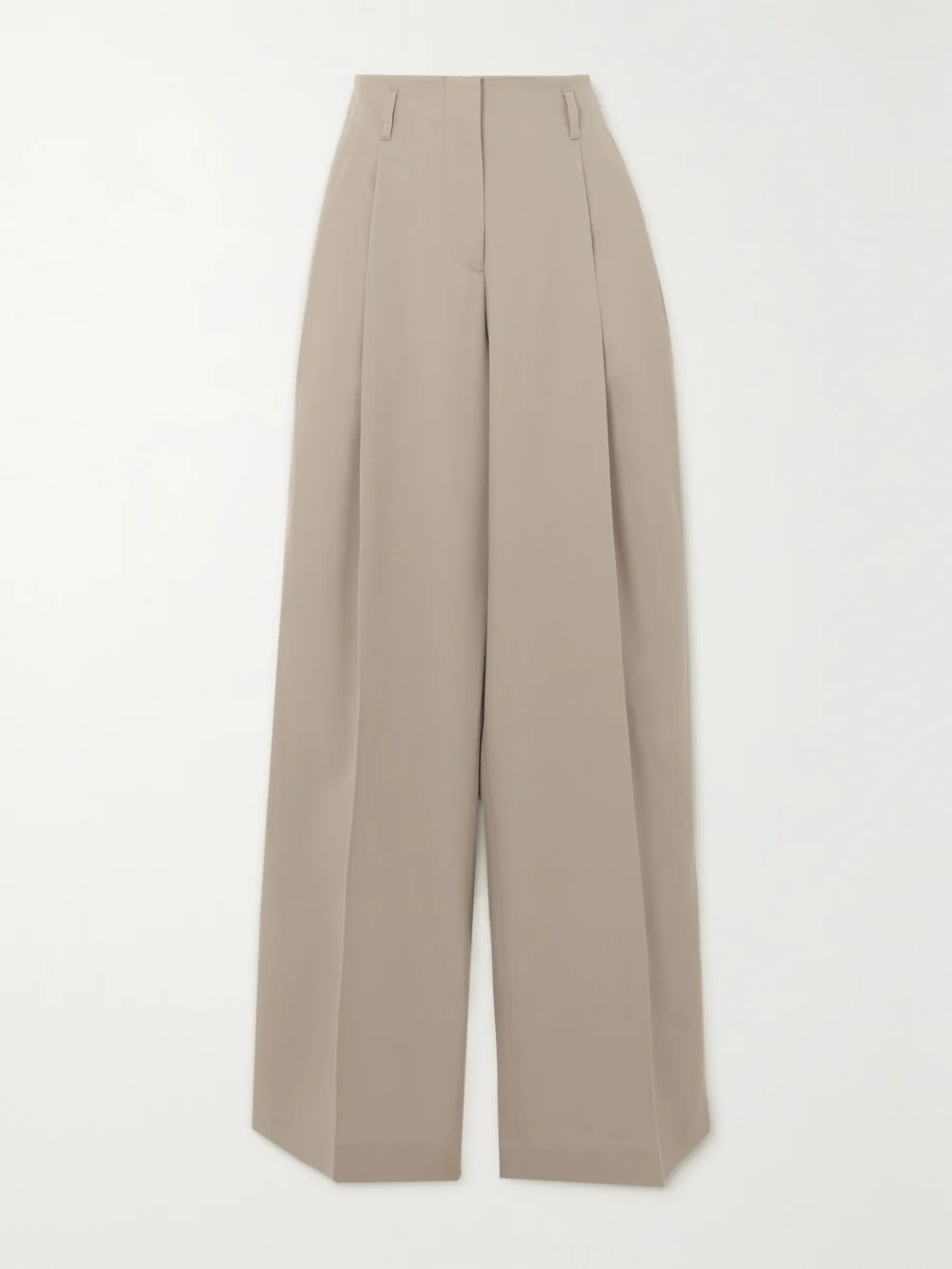 Golden Goose Wool-gabardine Wide-leg Pants in beige