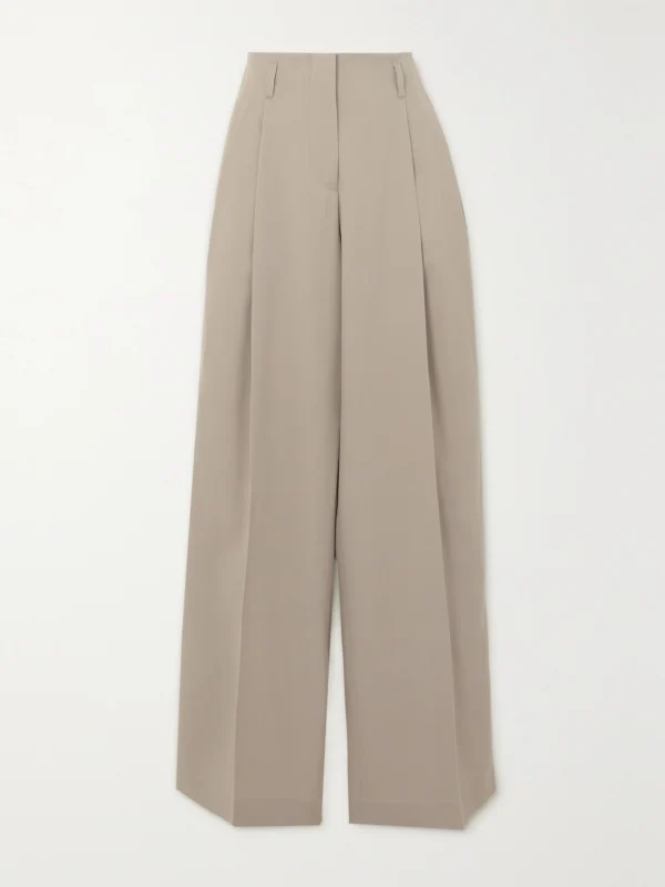 Golden Goose Wool-gabardine Wide-leg Pants