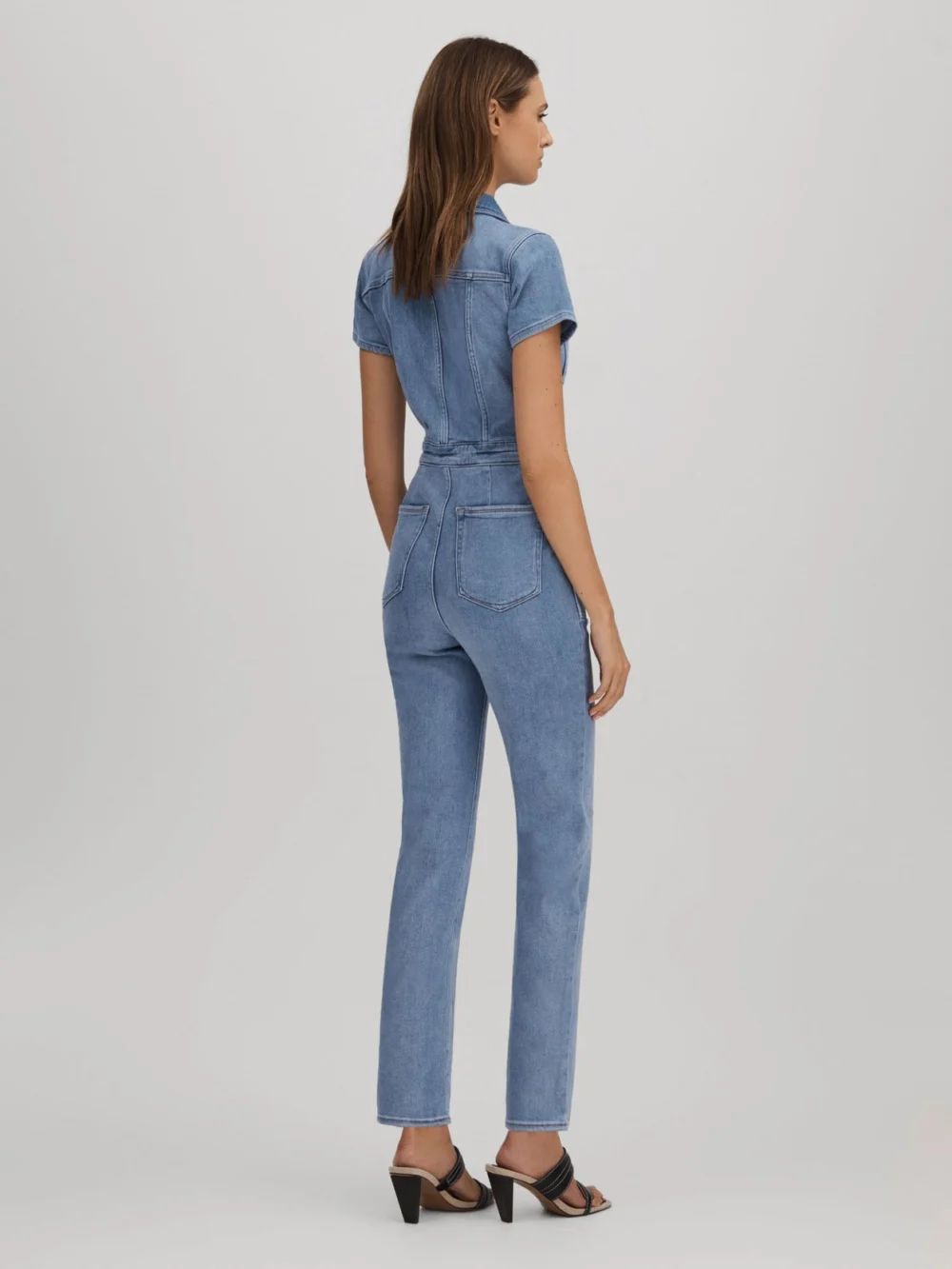 Good American Good American Jumpsuit Cotton Plain, view 4