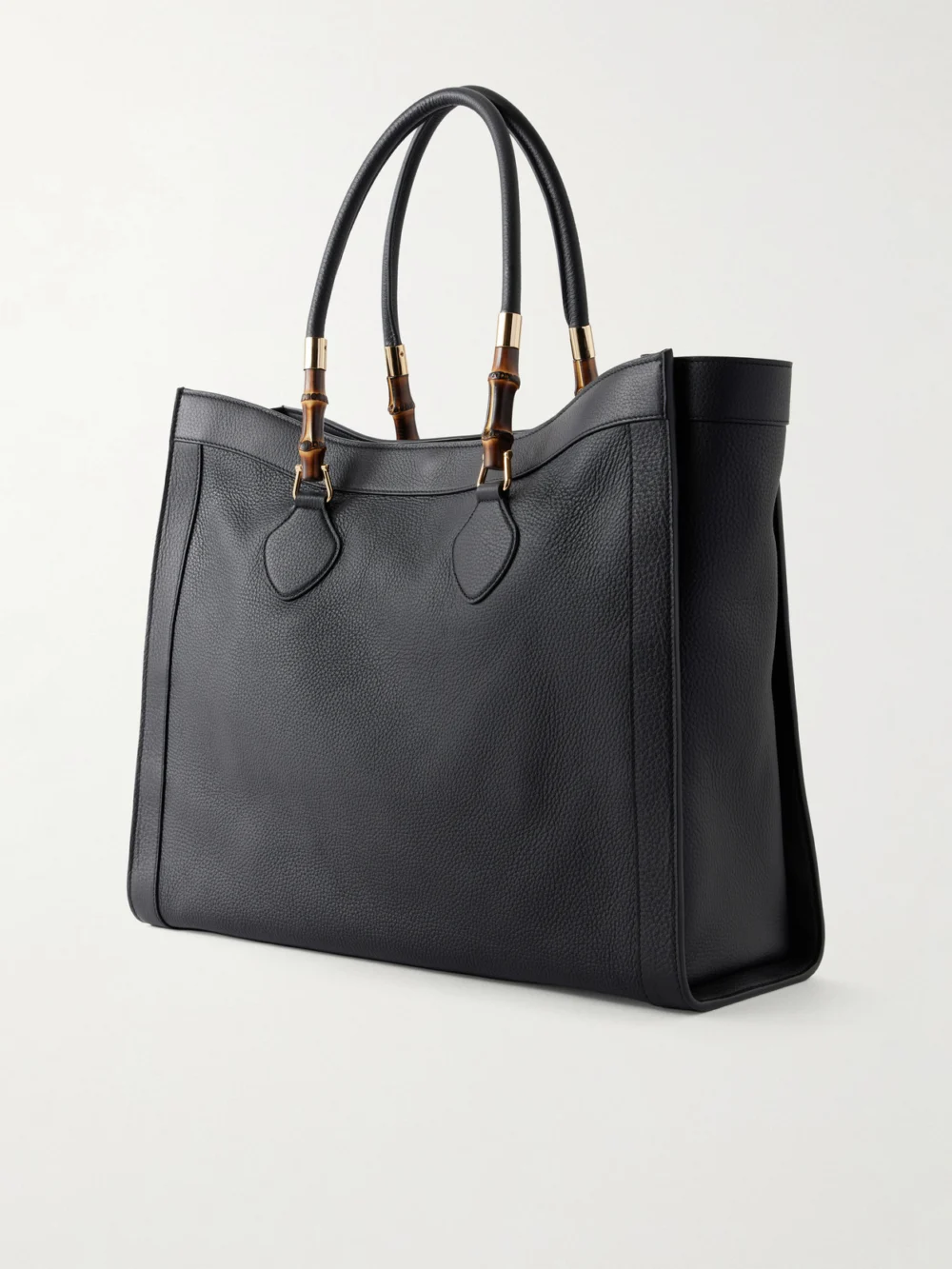 Back view of the Gucci Bamboo Leather Tote