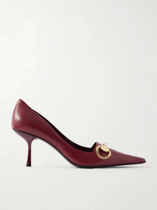 Gucci Boulevard Horsebit-embellished Leather Pumps
