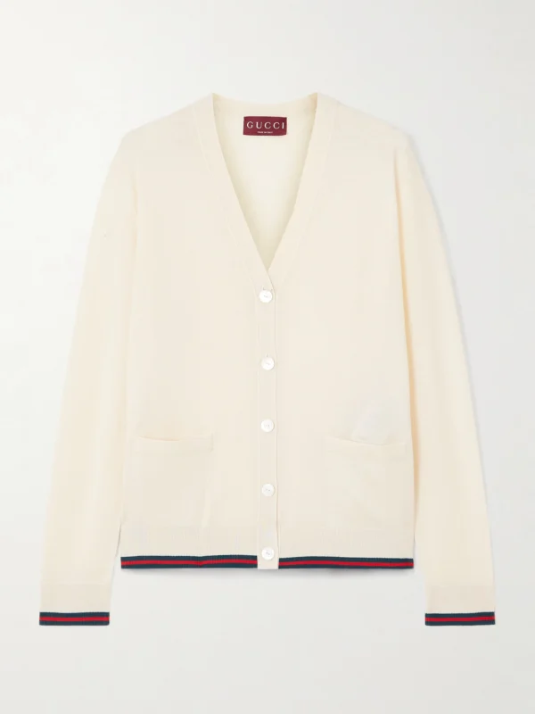 Gucci Cashmere and Silk-blend Cardigan