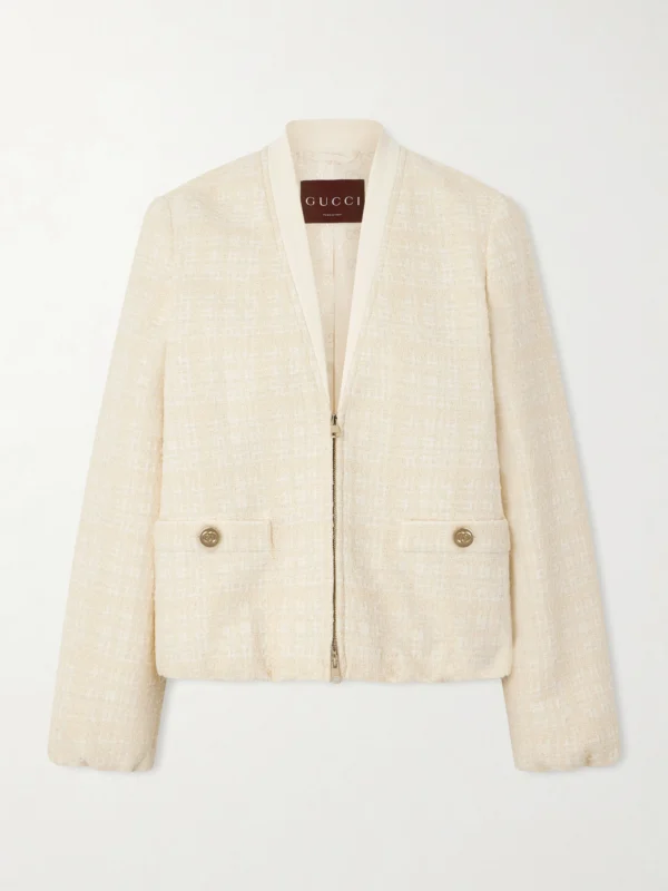 Gucci Cotton-blend Bouclé Jacket